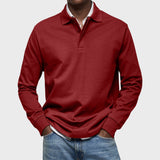 Eduardo - Luxuriöses Polo mit langen Ärmeln