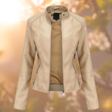 Drune | Bequemes Lederjacke Mit Vollem Ärmel