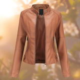 Drune | Bequemes Lederjacke Mit Vollem Ärmel