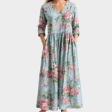 Bedrucktes Boho-Kleid