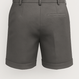 Shorts pour hommes avec plis et poches – gris ardoise et polyvalents