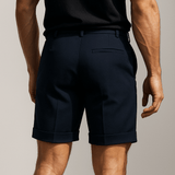 Herren Shorts mit Falten und Taschen – Marine und vielseitig