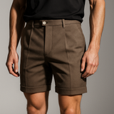 Herren Shorts mit Falten und Taschen – Taupe und vielseitig