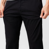 Pantalons pour hommes – Coupe droite en coton stretch