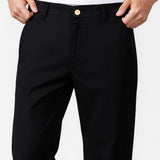 Pantalons pour hommes – Coupe droite en coton stretch