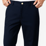 Pantalons pour hommes – Coupe droite en coton extensible