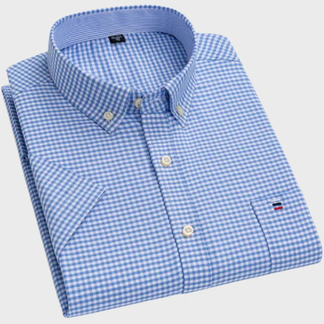 Mateus - Chemise Classique en Coton à Motif