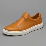 Chaussures Élégantes en Cuir Slip-On