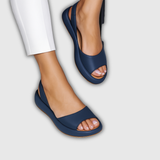Marcela | Slingback Keilabsatzsandale mit bequemer Plateau-Sohle