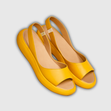 Marcela | Slingback Keilabsatzsandale mit bequemer Plateau-Sohle