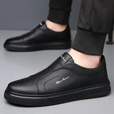 Leder Slip-On Schuhe