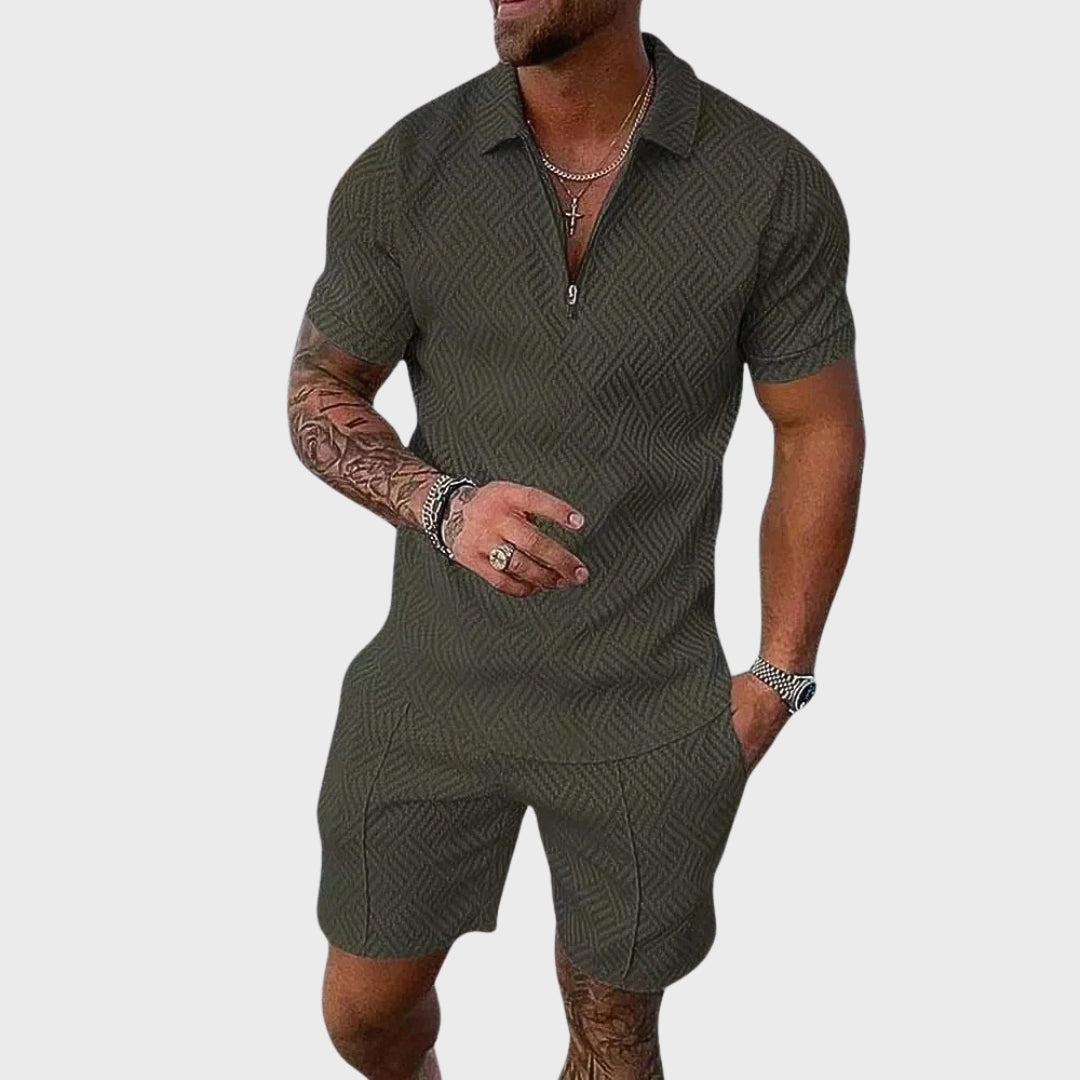 André - Ensemble de Chemise Polo et Shorts