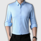 Mitchel | Chemise stretch anti-rides pour hommes
