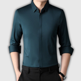 Mitchel | Chemise stretch anti-rides pour hommes