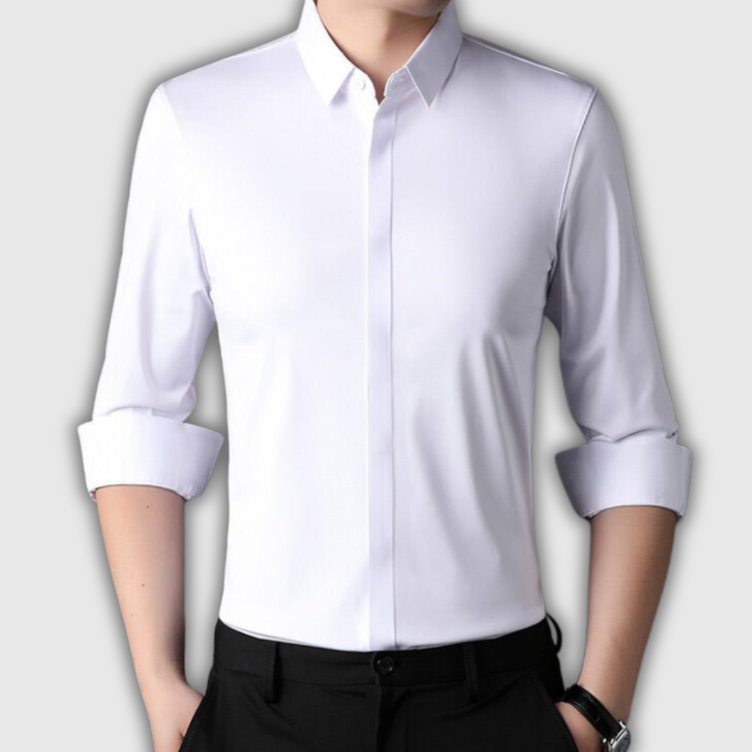 Mitchel | Chemise stretch anti-rides pour hommes