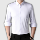 Mitchel | Chemise stretch anti-rides pour hommes