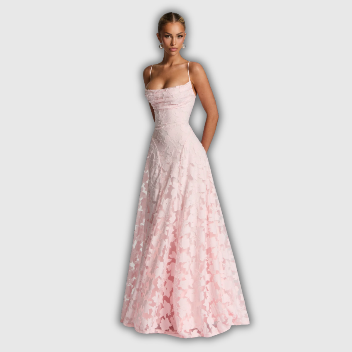 SOFIA | Elegantes Spitzen Maxi Kleid