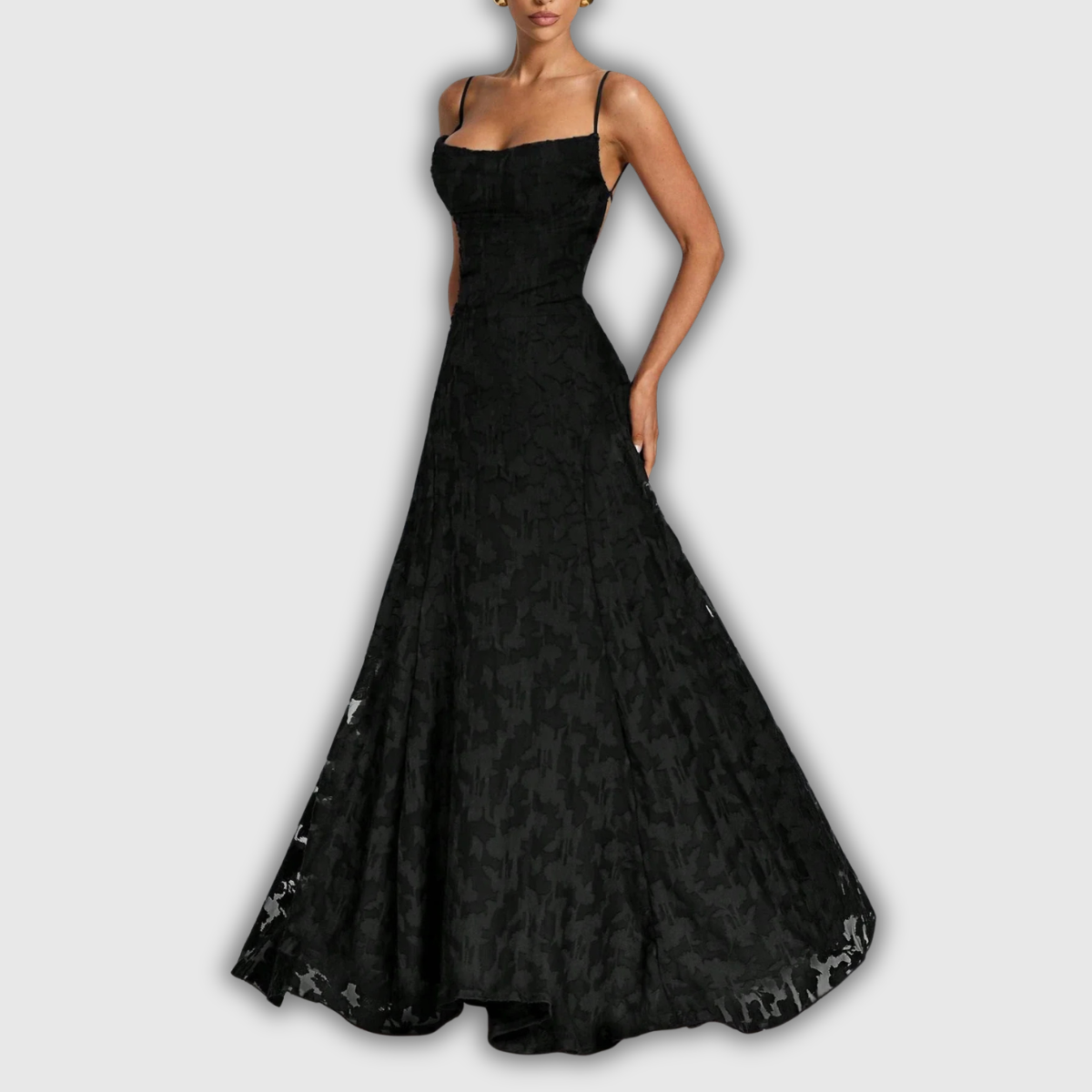 SOFIA | Elegantes Spitzen Maxi Kleid