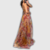 GISELLE | Chiffon Maxi Kleid