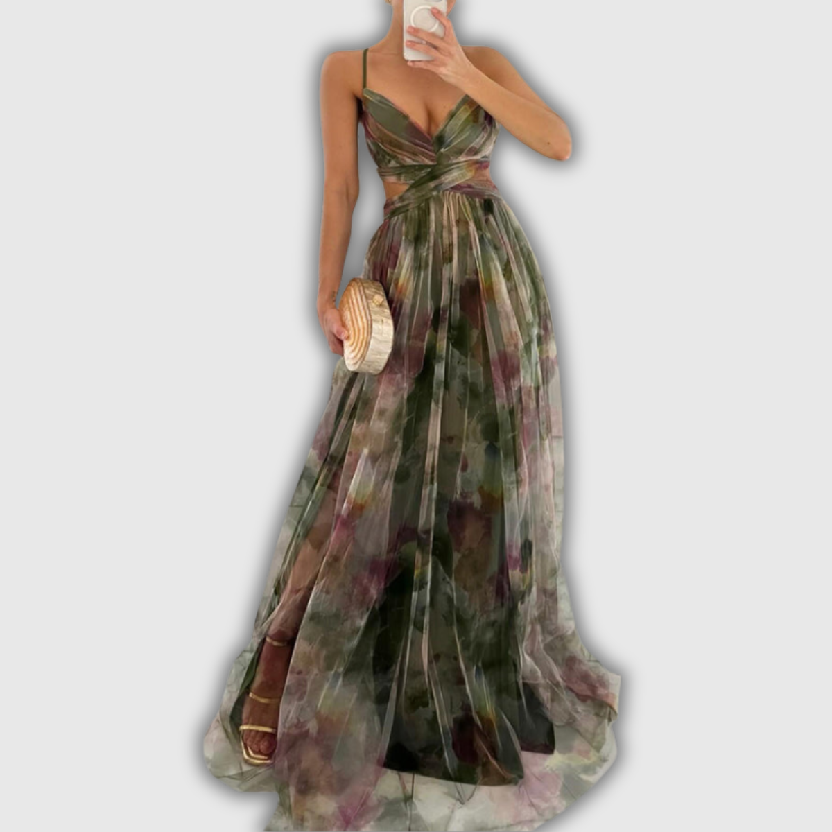 GISELLE | Chiffon Maxi Kleid
