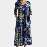 Mitternachtsmosaik-Tasche Kleid
