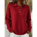 Almut | Weicher Strickpullover mit Polokragen