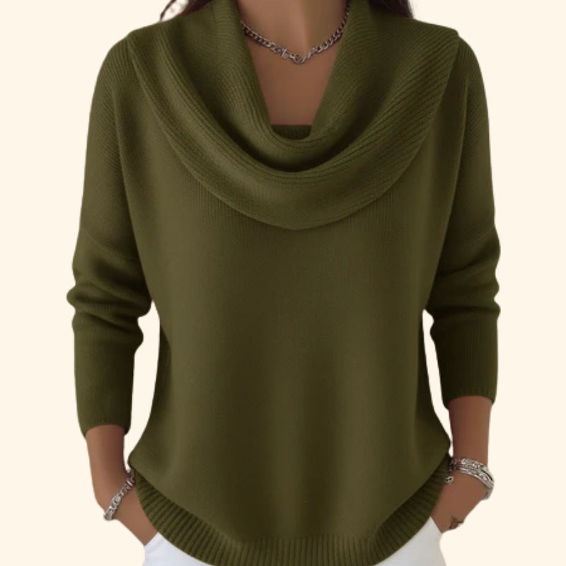 Júlia - Pullover mit Kragen