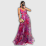 GISELLE | Chiffon Maxi Kleid