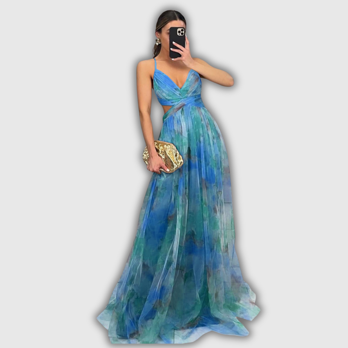 GISELLE | Chiffon Maxi Kleid