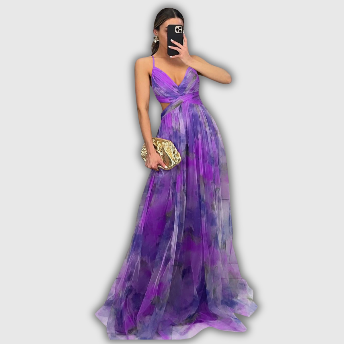GISELLE | Chiffon Maxi Kleid