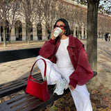 Drune | Oversize Lederjacke mit urbanem Flair