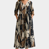Rustikales Waldblattkleid