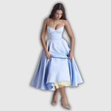 YLIANA | Romantisches Sommer Midi Kleid