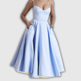 YLIANA | Romantisches Sommer Midi Kleid