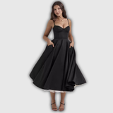 YLIANA | Romantisches Sommer Midi Kleid