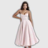 YLIANA | Romantisches Sommer Midi Kleid