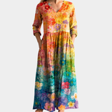 Regenbogen Garten Feierkleid