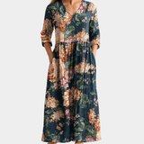 Mitternachts Botanischer Garten Kleid