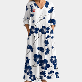 Indigo Blossom Serenity Kleid