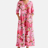 Alltags-Maxikleid mit langen Ärmeln