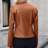 Drune | Stylische Bikerjacke aus Leder für Damen
