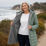 JAMI™ | Gequilteter A-Linien Wintermantel