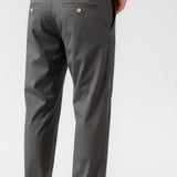 Pantalons pour hommes – Coupe droite en coton avec stretch