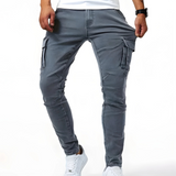 Pantalon Cargo Stretch Marino