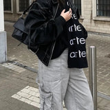 Drune | Oversized Lederjacke für Damen | Trendy und Bequem