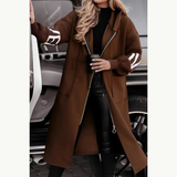Atelier™ - Jacke mit Strickärmeln und Kapuze Avelina