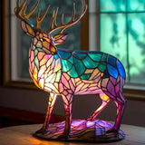 Sand Lamp with Deer Pattern