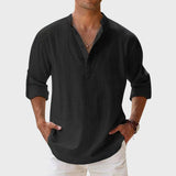Raphaël | Henley-Shirt mit langen Ärmeln