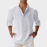Raphaël | Henley-Shirt mit langen Ärmeln