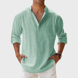 Raphaël | Henley-Shirt mit langen Ärmeln